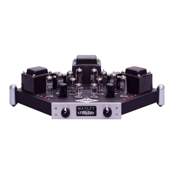 Manley INTEGRATED AMPLIFIER Owner's Manual