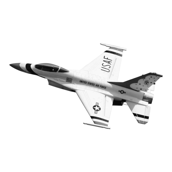 E-FLITE F-16 ARF Assembly Manual