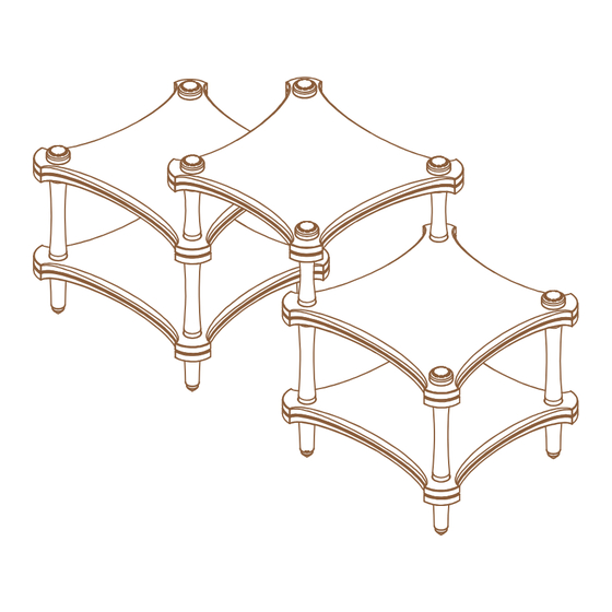 User Manuals: Gold Note Galileo Modular Equipment Shelf