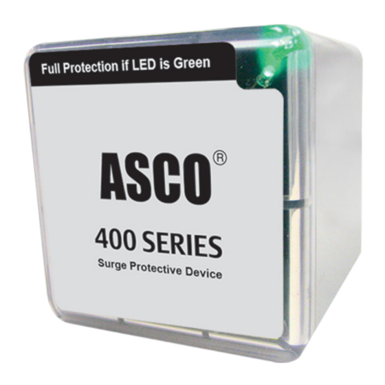 Asco 400 Series Installation & Operation Manual