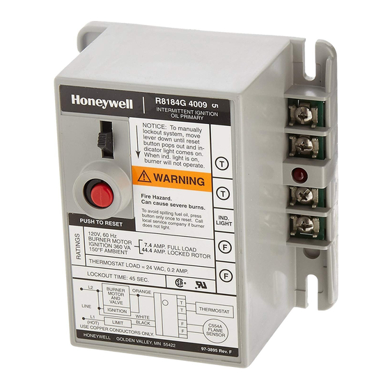resideo R8184G Installation Instructions Manual