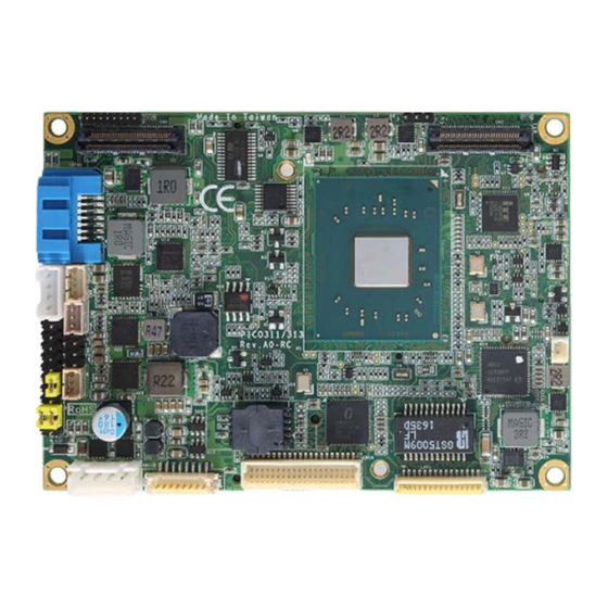 AXIOMTEK PICO313 Quick Installation Manual