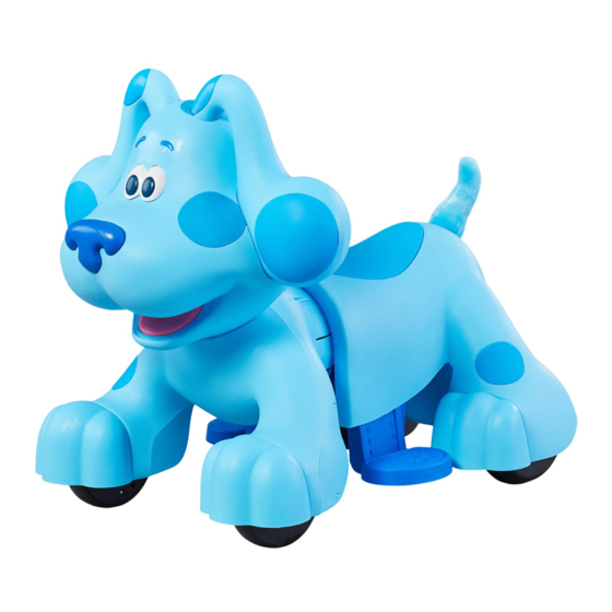KID Trax Rideamals Snack Time Blue Owner's Manual