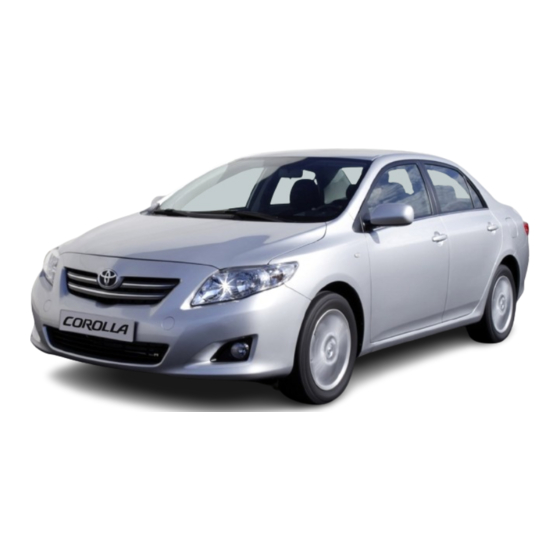 Toyota COROLLA 2007 Owner's Manual