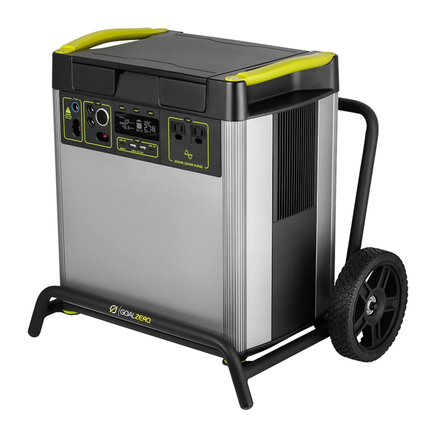 Goal Zero Yeti 6000X - Portable Power Station Manual