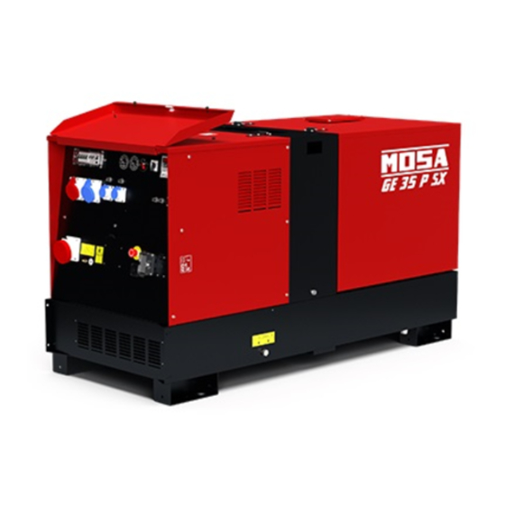 Mosa GE 35 PSX Manuals