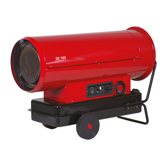 BIEMMEDUE Powerheater GE 105 Instruction Manual