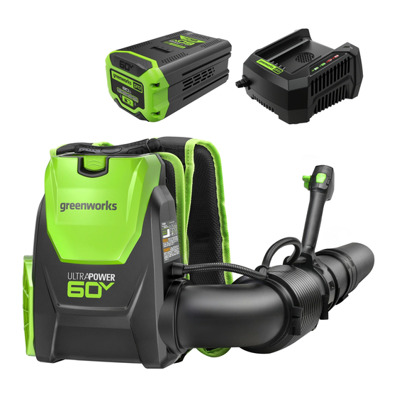 GreenWorks BPB60L03 Operator's Manual