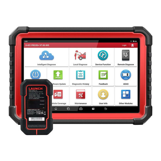 Launch X-431 V+ SmartLink HD Manuals