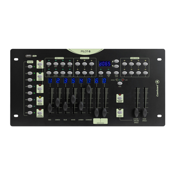 Contest pilot-8 8-Channel DMX Controller Manuals