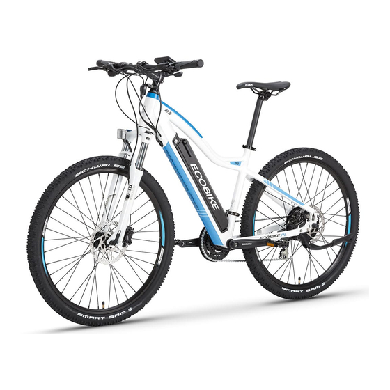Ecobike S3 Manual Instruction