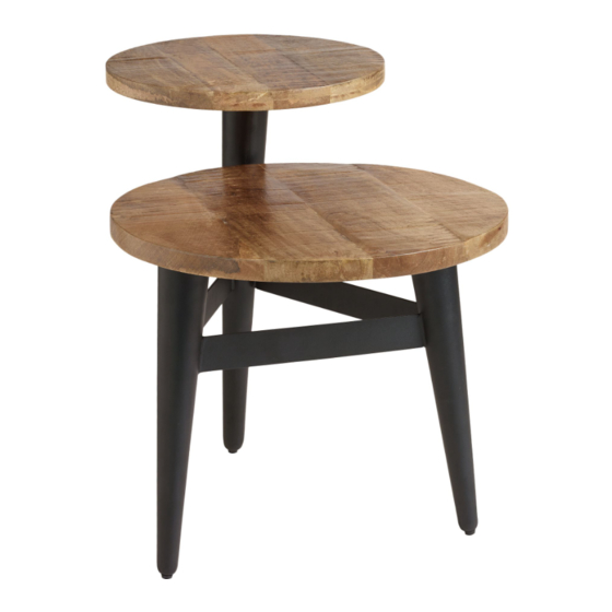World Market MULTI LEVEL ACCENT TABLE 507656 Assembly Instructions