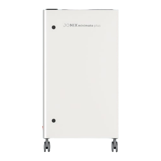 Jonix minimate plus Use And Maintenance Manual