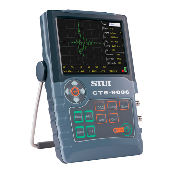 SIUI CTS-9009 Operation Manual