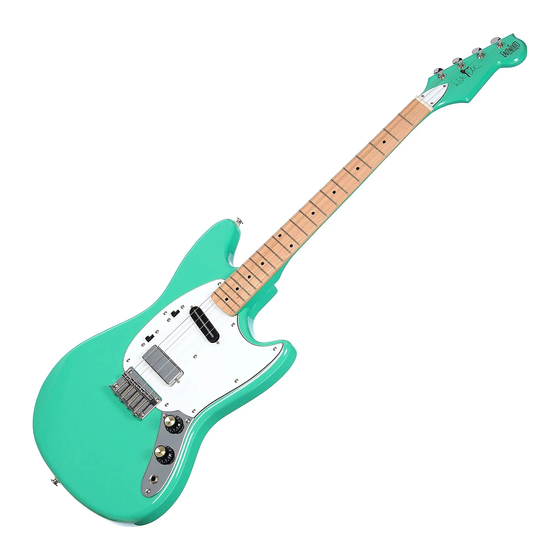 Eastwood Guitars WARREN ELLIS SIGNATURE TENOR 2P Setup Manual