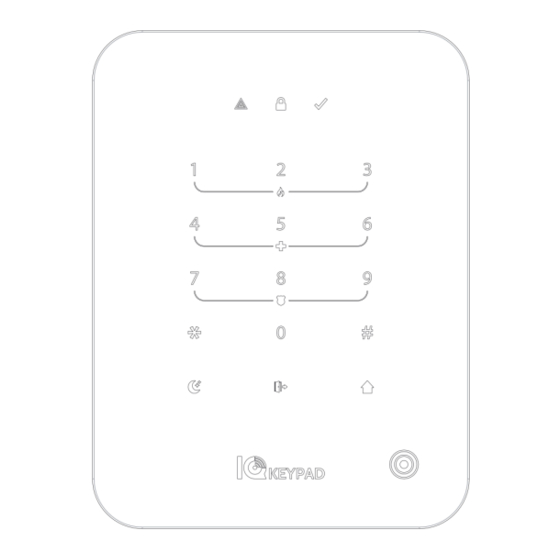 Johnson Controls IQ Keypad-PG Manuals