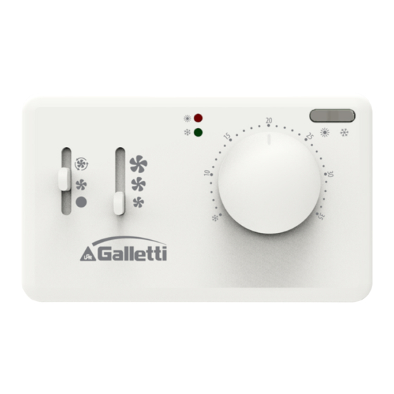 Galletti TED2T Installation And Use Manual