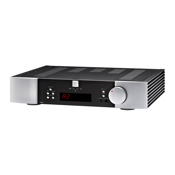 MOON Neo 340i Integrated Stereo Amplifier Manuals