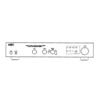 AMC AV81 Instructions For Installation And Operation Manual