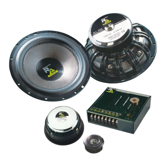 RADICAL AUDIO RA163.3 Owner's Manual