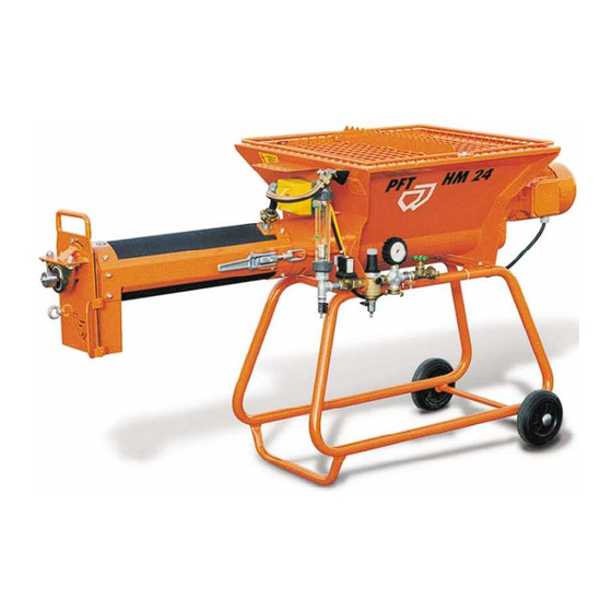 PFT HM 24 Operating Manual