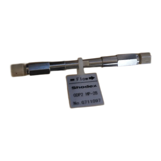 Shodex ODP2 HP-2B Operation Manual