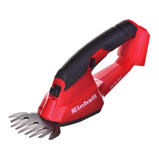 EINHELL GC-CG 18 Li Original Operating Instructions