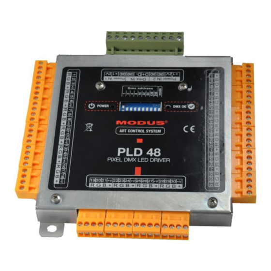 Modus PLD48 Instructions For Use Manual