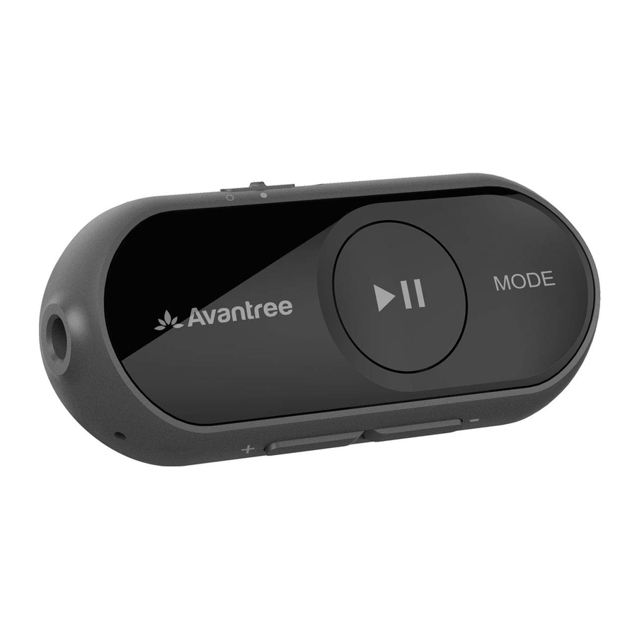 Avantree AS70 - Wireless Audio Receiver Quick Start Guide