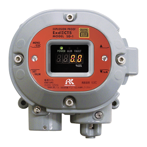 Riken Keiki SD-1 GP MED EX Operating Manual