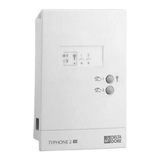DELTA DORE TYPHONE 2 sv Manual