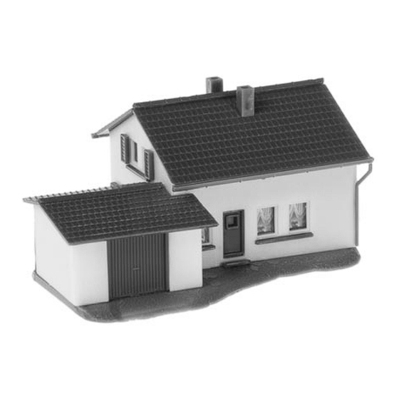Faller 2 SUBURBAN HOMES Quick Assembly Instructions