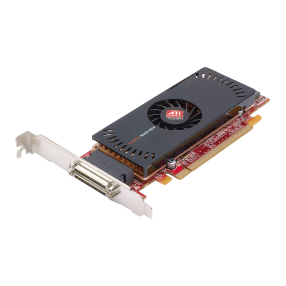 ATI Technologies 100-505531 - Firepro 2450 PCIE16 512MB 4PORT Dvi VGA Specifications