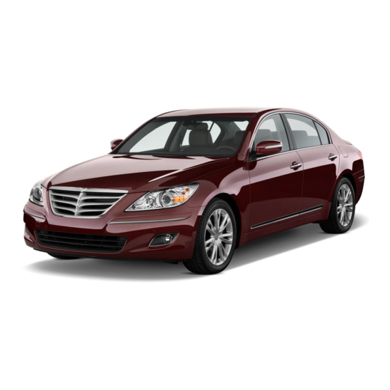 Hyundai 2011 Genesis Owner's Manual