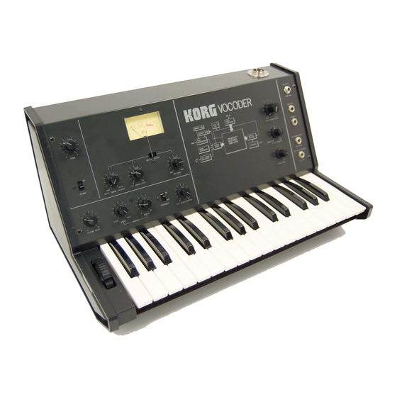 Korg VC-10 Service Manual