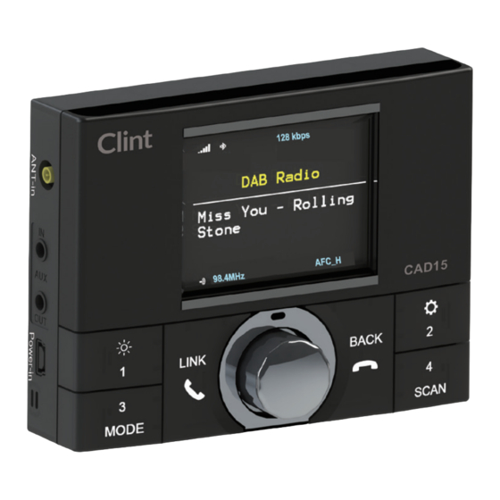 Clint CAD15 User Manual