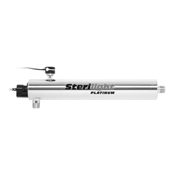 Viqua Sterilight Platinum P410-HO Owner's Manual