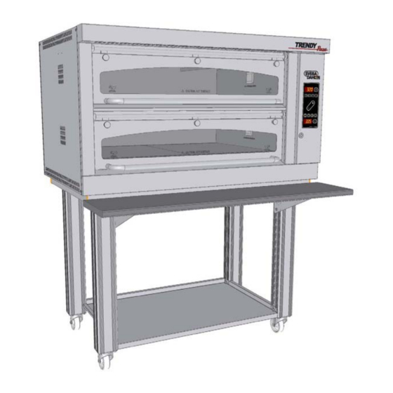 Sveba Dahlen AB TRENDY Pizza Operating Maintenance Installation
