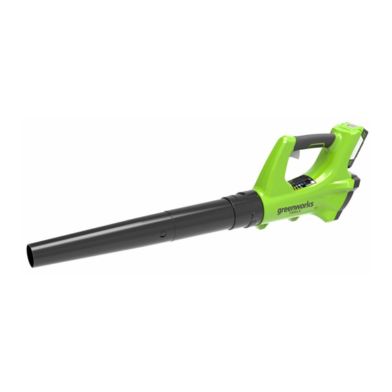 GreenWorks Tools 2402207 User Manual