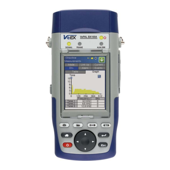 VeEX VePAL BX100A Series E-Manual