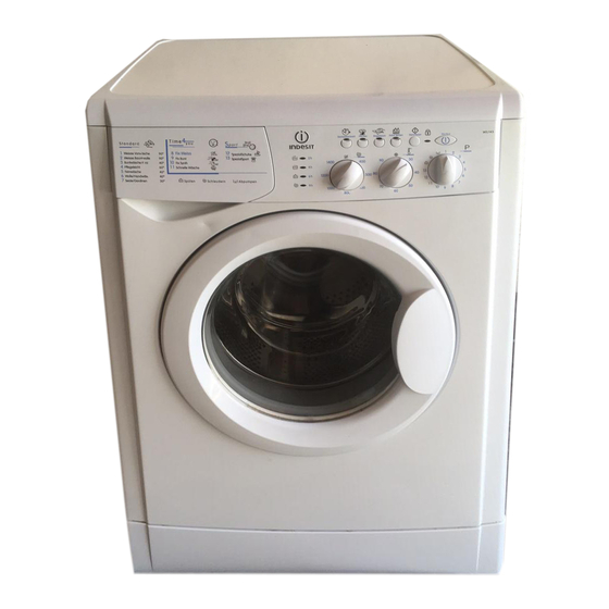 Indesit WIL 145 Instructions For Use Manual
