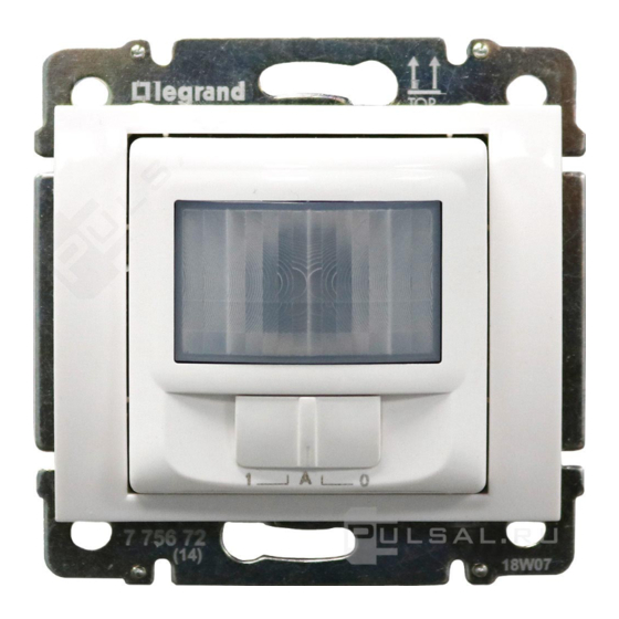 LEGRAND Valena Quick Start Manual