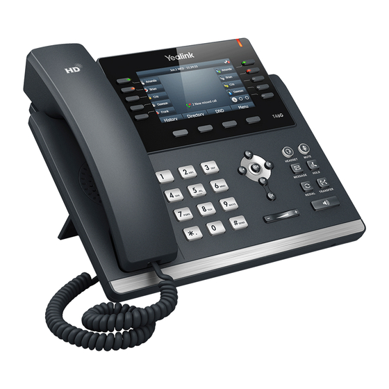 Yealink SIP- T46G User Manual