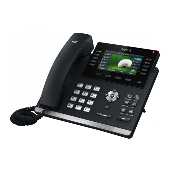 Yealink SIP-T46G Manual