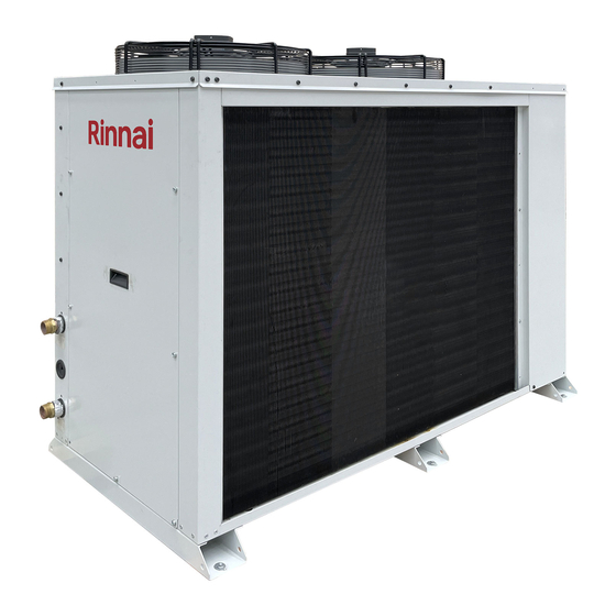Rinnai CHP020 Customer Operation & Installation Manual
