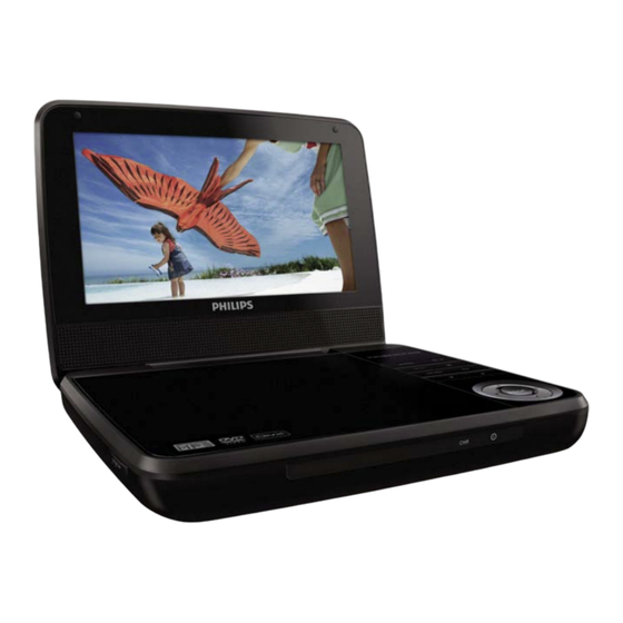 User Manuals: Philips PD7030B Portable DVD Player