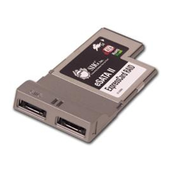 SIIG SC-SAE612-S1 Quick Installation Manual