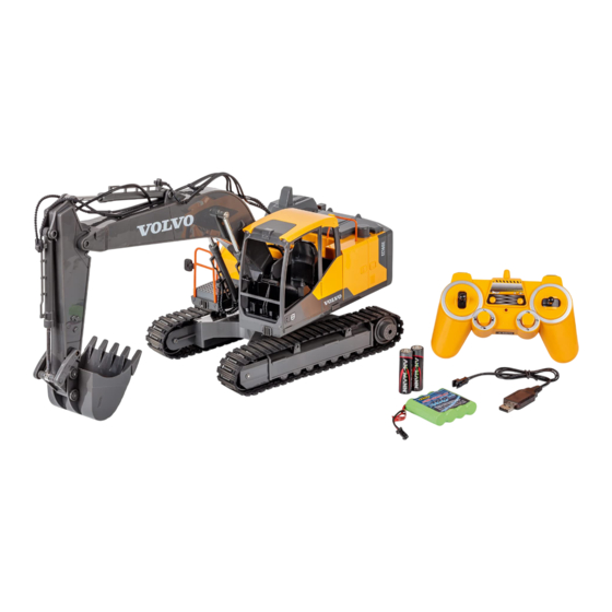Carson 1:16 Raupenbagger Volvo 2.4 GHz Instruction Manual