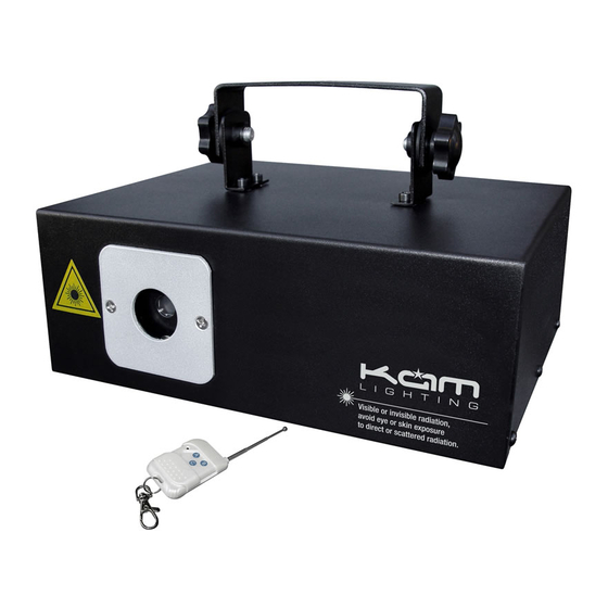 KAM DMX STAR CLUSTER Instruction Manual