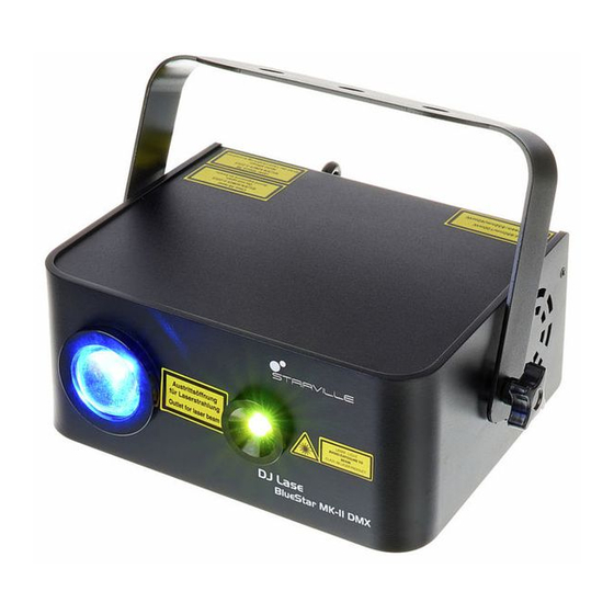 Stairville DJ Lase BlueStar MK-II LED User Manual